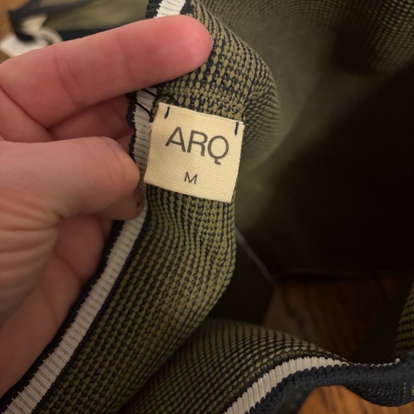 ARQ Giulia Swim Halter and Zan Bottoms Black & Olive Bikini New with Tags - Picture 5 of 6